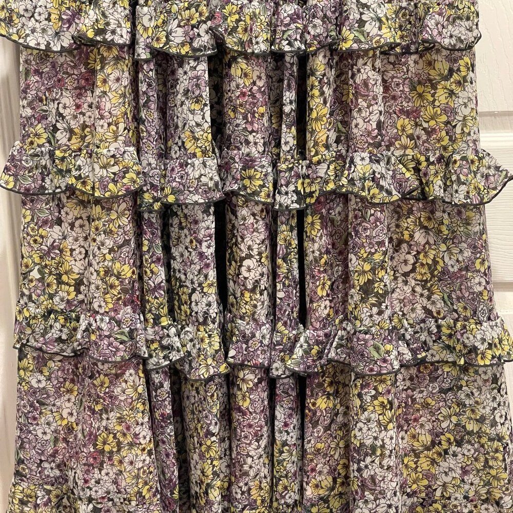 Floral Ruffle Maxi Dress - Picture 5 of 8